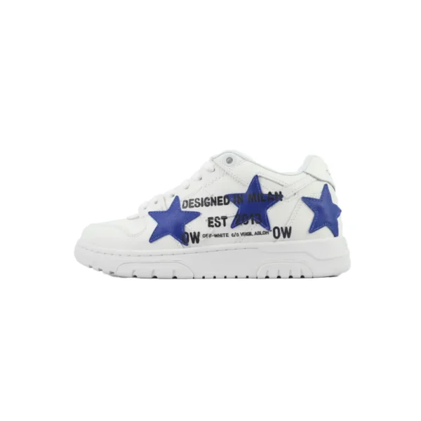 OFF WHT Out Of Office OOO Low White And Blue Five Stars