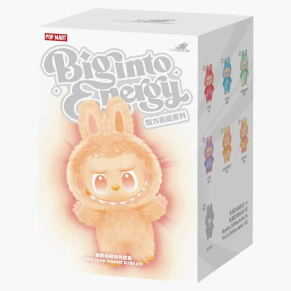 POP MART THE MONSTERS LABUBU BIG INTO ENERGY SERIES VINYL PLUSH PENDANT SINGLE BLIND BOX
