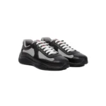 PRD America’s Cup Soft Rubber And Bike Fabric Sneakers In Black