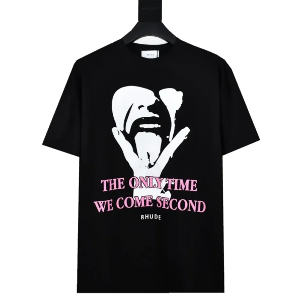 RHD Come Second T-Shirt Black