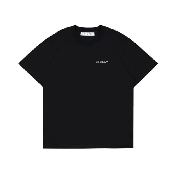 OFF-WHT T-shirt Milan Graphic Back Black Oversized