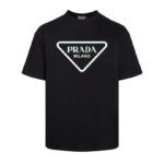 PRD T-shirt Milano Triangle Logo Black