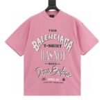 BLNCG T-shirt Graphic Slogan Distressed Pink