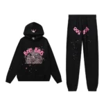 SPDR Angel Number Hoodie and Sweatpant Set Black