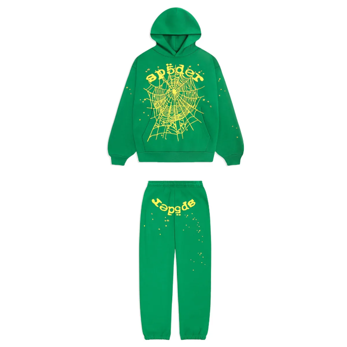 SPDR-Star-OG-Web-V2-Hoodie-and-Sweatpant-Set-Grass-Green-1.webp SPDR Star OG Web V2 Hoodie and Sweatpant Set Grass Green - Image 1
