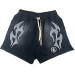 HLSTR Flame Shorts Black
