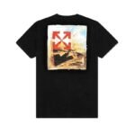 OFF-WHT T-shirt Arrow On Canvas Print