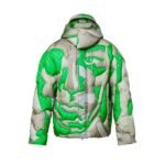 LV Jacket Patchworked Portrait Puffer