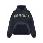 BLNCG Hoodie BB Distressed Logo Black BL063