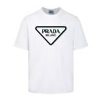 PRD T-shirt Milano Triangle Logo White