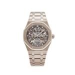 AP Royal Oak 26735SG.OO.1320SG.01 Selfwinding Flying Tourbillon Openworked Sand Gold