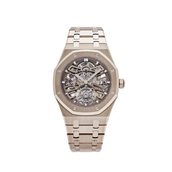 AP Royal Oak 26735SG.OO.1320SG.01 Selfwinding Flying Tourbillon Openworked Sand Gold