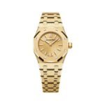 AP Royal Oak 67630BA.GG.1312BA.01 ‘Mini’ Frosted Yellow Gold Quartz