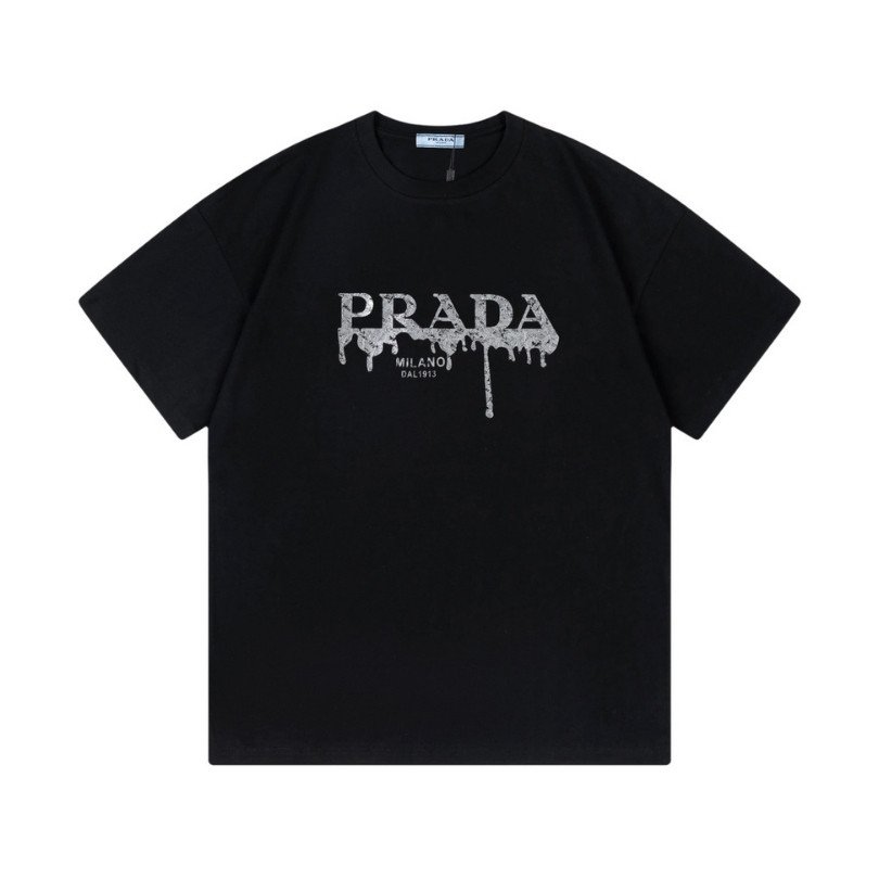 dfbd323-2.jpg PRD T-shirt Milano Black Drip Logo - Image 1