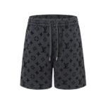 LV Shorts Monogram Grey Black
