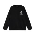 CHRM HRTS Sweatshirt Cross Print Black CH049