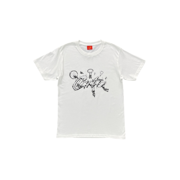 CRTZ T-SHIRT –  SKY DRIVER WHITE