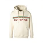 GG Hoodie Boutique Logo White