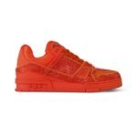 Trainer Red Rhinestone Embellished