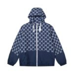 GG Jacket Monogram Hooded Navy