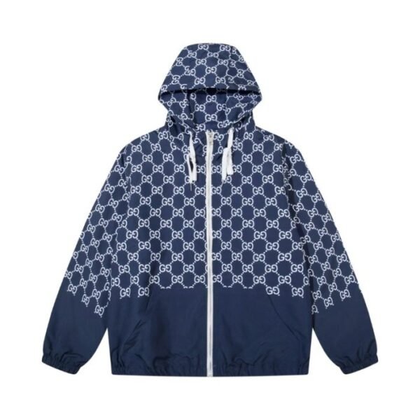 GG Jacket Monogram Hooded Navy