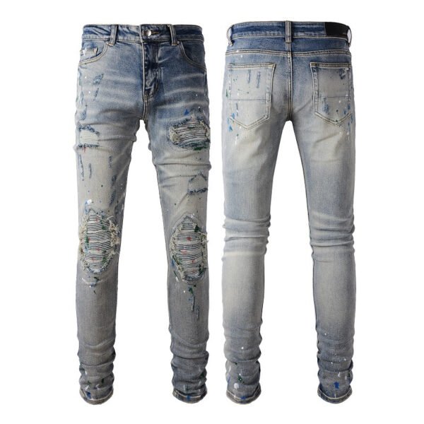 JEANS -BLUE SPLASHES