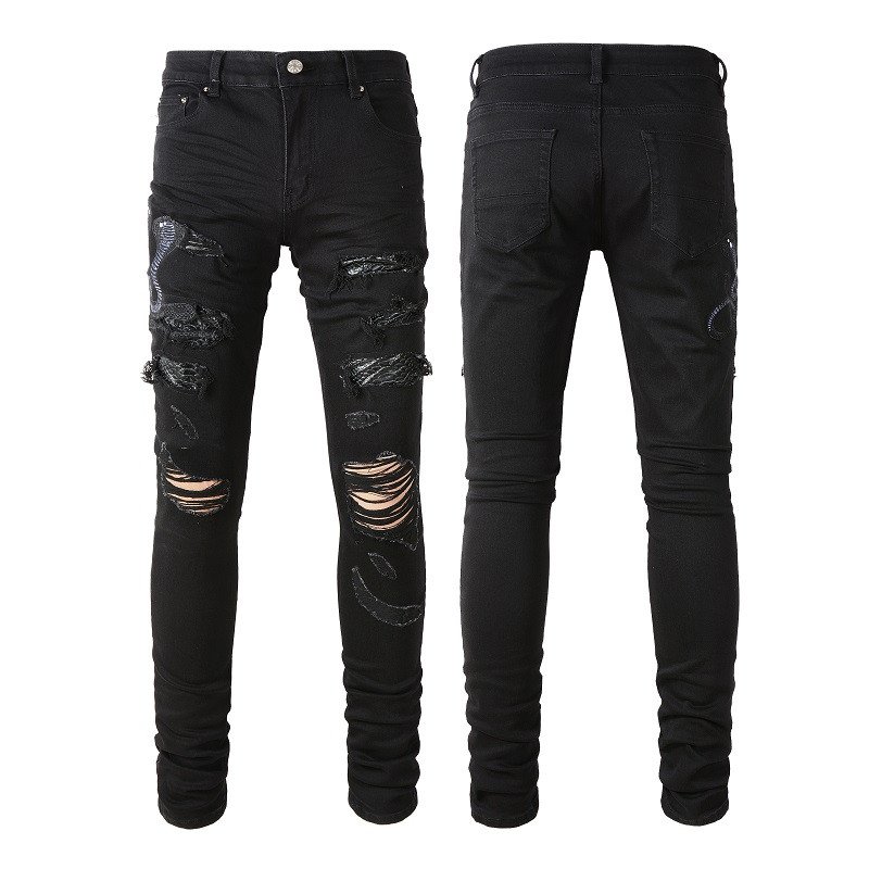 file-149.jpg JEANS – BLACK SNAKE - Image 1
