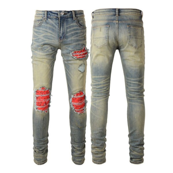 JEANS – RED BANDANA