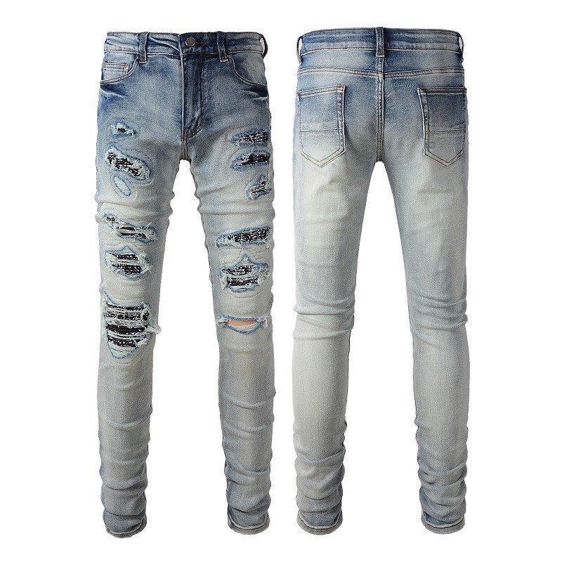 file-177.jpg JEANS – BLACK BANDANA - Image 1