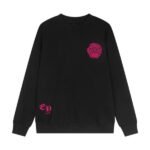 CHRM HRTS Sweatshirt Pink Horseshoe Black CH006