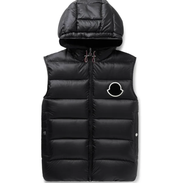 M Gilet Black Logo
