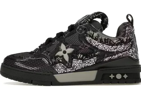 Skate Black Swarovski Monogram