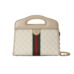 BORSA A TRACOLLA OPHIDIA MINI GG SUPREME OATMEAL