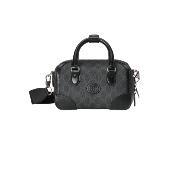 BORSA DA VIAGGIO PICCOLA CON G TELA SUPREME NERA