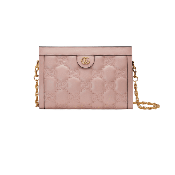 BORSA GG MATELASSÉ MISURA PICCOLA IN PELLE ROSA
