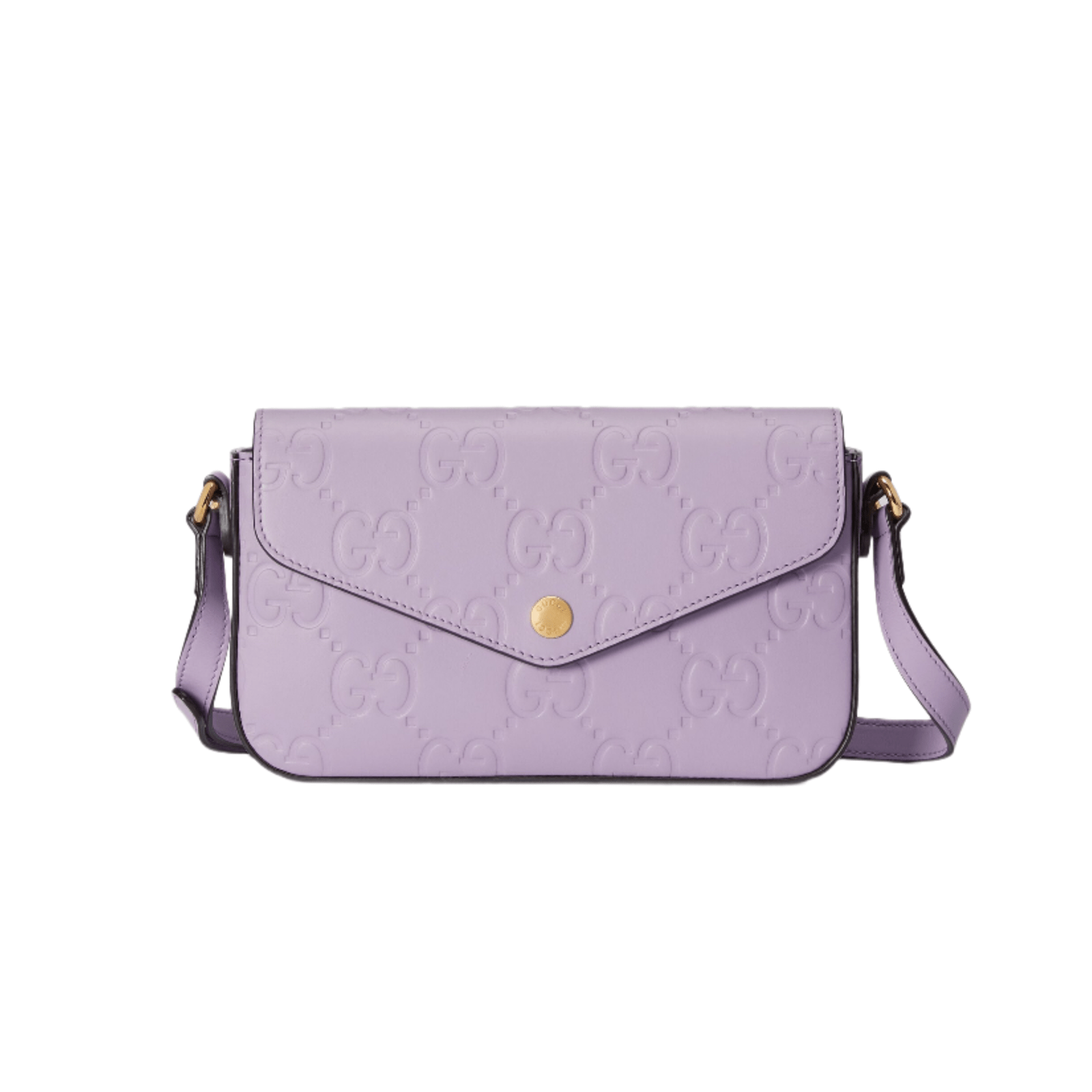 instories_8ebba40c-93d6-48e7-af8f-9d1fef24c43a-5.png BORSA A SPALLA MINI GG IN PELLE LAVANDA - Image 1