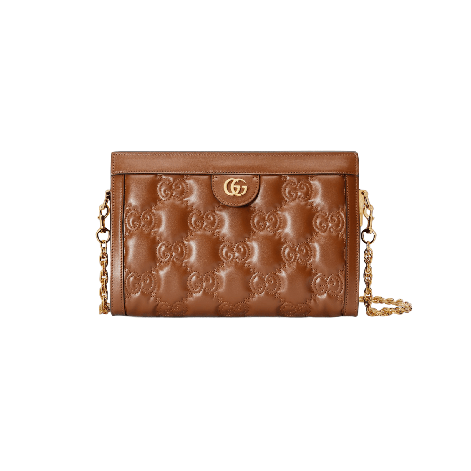 instories_b1c0a05f-a05a-4271-921f-381c066b20ab-5.png BORSA GG MATELASSÉ MISURA PICCOLA IN PELLE MARRONE CHIARO - Image 1