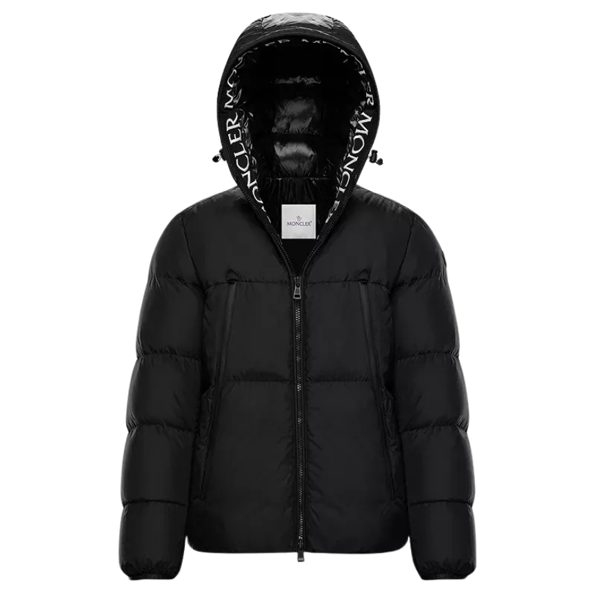 monclerhoodlogo.png M Black Jacket Hood Logo - Image 1