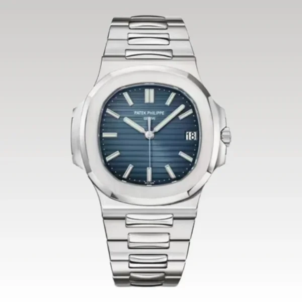 PP Nautilus Steel Blue Dial