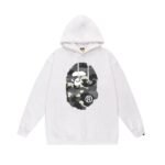 BP Hoodie Camo Ape Head White BP061