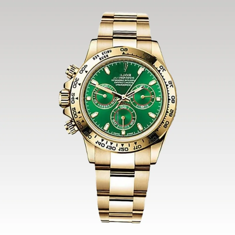 rolex-daytona-gold-green-rlx036-processed-1751982414969.webp RLX Daytona Gold Green - Image 1
