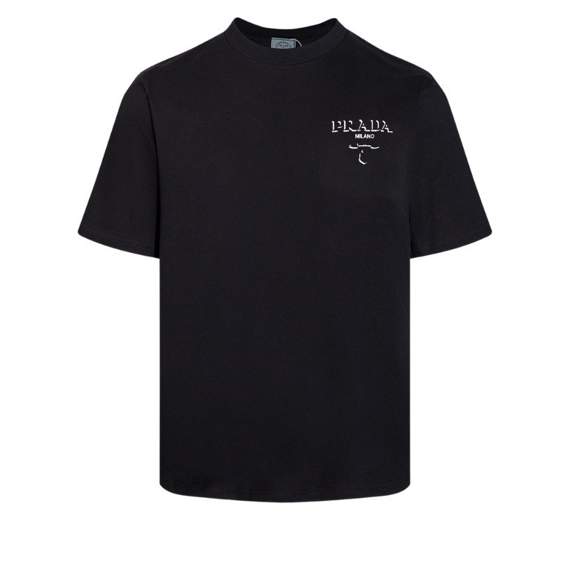 sdd323-10.jpg PRD T-shirt Milano Crest Logo Black - Image 1