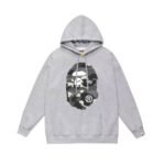 BP Hoodie Camo Ape Head Grey