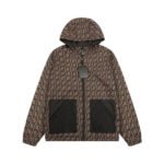 FND Hooded Eyes Jacket Black and Brown