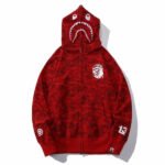 BP Hoodie Shark Camo Red