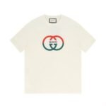 GG T-shirt Double G Logo White