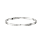 THIN LOVE BRACELET WHITE GOLD